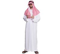 Mens Arab Sheik Fancy Dress Costume - Plus Size