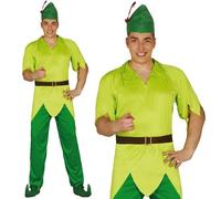 Mens Archer Fancy Dress Costume Archery Robin Hood or Peter Pan Type Outfit fg