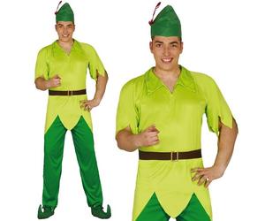 Mens Archer Fancy Dress Costume Archery Robin Hood or Peter Pan Type Outfit fg