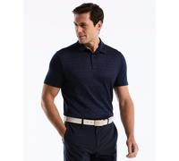 Men'S Archive Jacquard Block Print Polo In Black Iris