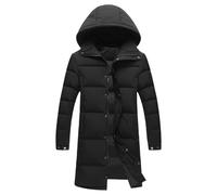 Men's Arctic Extra Parka Jackets Mens Long Thicken Jacket Hooded Extra Long Parka Jacket for Men