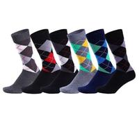 Men's Argyle Diamond Bright Socks Cotton, Soft & Comfortable Fit Rich Lycra Design Socks Size UK 6-11 (UK, Numeric, 6, 11, Regular, Regular, 3, Multicolor)