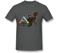Men's Ark Survival Evolved Game O Neck T Shirt Grey 3XL