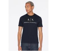 Men's Armani Exchange A|X Logo Mens T-Shirt - Navy - Size: 38/Regular