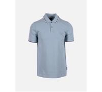 Men's Armani Exchange Slim Fit Tipped Polo Ashley Blue - Size: 38