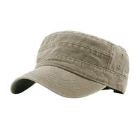 Men's Army Cap Cotton Cadet Hat Military Flat Top Trucker Dad Hat Classic Adjustable Baseball Cap Breathable Outdoor Sport UK Size Camouflage Flat Cap Military Caps for Men