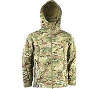 Mens Army Kombat Military Patriot Soft Shell Jacket Fleece Lined Coat Camo New (XXXL - 50" Chest)