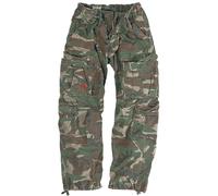 MENS ARMY PARATROOPER COMBAT CARGO BAGGY WORK TROUSERS PANTS WOODLAND CAMOUFLAGE