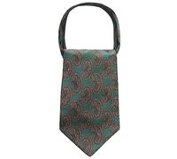 Men's Ascot Tie Cravat Tie Scarf Wedding Business Neckerchief Classic Retro Chic for Gentleman - Paisley Pattern Dark Green