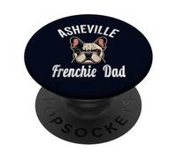 Mens Asheville Frenchie Dad Shirt French Bulldog Dog Lover PopSockets Adhesive PopGrip