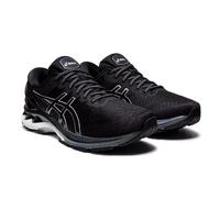 Men's Asics Gel Running Shoes Gel Kayano 27 Black / Pure Silver Mesh Trainers
