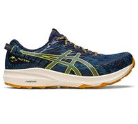 Men's Asics Running Shoes Fuji Lite 3 Ink Teal / Yellow Mesh Trainers