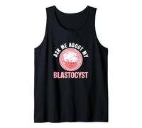 Mens Ask Me About My Blastocyst in Vitro Fertilization IVF Nurse Tank Top
