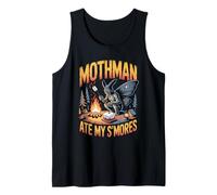 Mens Ate My S'Mores Folklore Sasquatch Cryptozoology Cryptid Tank Top