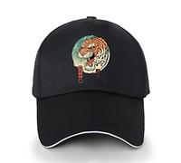 Men's Athletic Baseball Fitted Cap Plain Baseball Cap for Men - Classic 6 Panel Adjustable Sport Casual Sun Visor Hat (Japan Tiger)