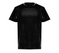 Men's Athletic Running T-Shirts Quick Dry Workout Shirts Short-Sleeve Sports Gym Tee Tops Performance Activewear White t Shirts for Women UK Activewear Tops Men T-Shirt (Black,XXXL)
