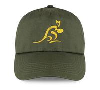 Men's Australia Wallaby Team Baseball Cap Hat (Khaki Green)