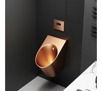 Men's Automatic Sensor Flushing Urinal - Wall-Mounted 304 Stainless Steel High-Efficiency Anti-Odor Design Ideal for Hotels & Restaurants Hygienic Solution for Modern Restrooms