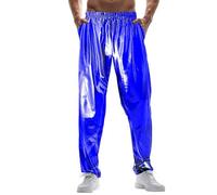 Men's Autumn and Winter Casual Sports Loose and Thick Trousers with Straight Leg and 3D Digital Print Black Jogging Bottoms with Pockets (Light Grey, L), blue, M