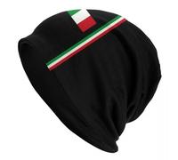 Men's Autumn and Winter Warm hat for Women,Custom Italy Flag Skullies Beanies Caps for Men Women Unisex Street Winter Warm Knitting Hat Adult Italian Pride Bonnet Hats