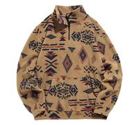 Men's Autumn Winter Hooded Pullover Cozy Fleece Lined Casual Hoodie Various Colours and Sizes Available, brown, XXL