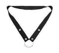 Men's Auxiliary Belt Chastity Lock Fixing Belt Elastic Elastic Gay Underwear Ring Chastity Belt Two Directions Black