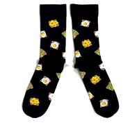 Mens Avocado & Egg On Toast Healthy Eating Socks 6-11 UK / 39-45 Eur / 7-12 US