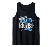 Mens Awesome Like My Son's Girlfriend Father's Day Tank Top