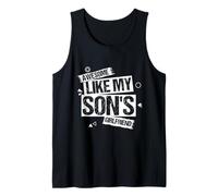 Mens Awesome Like My Son's Girlfriend Funny Fathers Day Tank Top