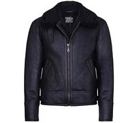 Men's B3 'Air force' Real Shearling Sheepskin Aviator Pilot Flying Jacket