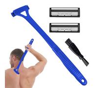 Men's Back Razor - Ergonomic Back Hair Remover for Men - Chest & Back Hair Removal Also for Arms, Legs & Belly - Body Shaver Men, 45 cm (Replacement Included)