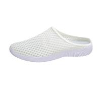 Mens Backless Slip On Sneakers Shoe,Casual Mule Open Back Sneakers,Breathable Slip On Mules,Wear-Resistant Men's Backless Mesh Walking Mules Shoes,Comfortable,Lightweight,for Summe Beige