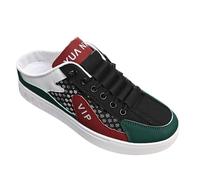 Men's Backless Sneakers,Casual Mule Open Back Sneakers,Men Slip On Mule Sneaker Comfortable,Breathable Slip On Mules,Lightweight Flat Sneaker,Anti-Skid,Mesh,for Walk,Outdoor Black