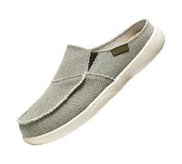 Men's Backless Sneakers,Mule Open Back Outdoor All-Match Casual Mule Sneaker,Summer Slip-On Men Sports Slippers,Lightweight,Fashionable,for Daily Outing,Shopping,Work Green