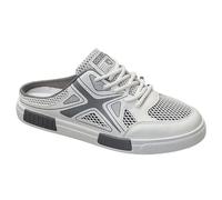Mens Backless Sports Trainers,Mens Backless Sneakers,Mesh Slip On Mule Shoes Breathable,All-Match,Casual,Non Slip,for Hiking,Camping,Hiking and Backpacking