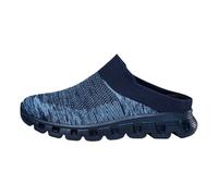 Men's Backless Trainers,All Match Casual Open Back Sneakers,Lightweight Breathable Mesh Backless Sneakers,Arch Support,Non Slip,Slip-On,for Daily Outing,Shopping,Work Blue