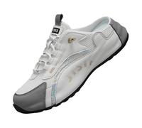 Men's Backless Trainers,Outdoor Mule Open Back Sneakers,Men's Backless Sneakers Casual Mules,Lightweight,Non Slip,Cushioning,for Leisure,Sports and Outdoor Activities White