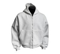 Men's Backpack Hoodie - Creative Lightweight Sweatshirt with Integrated Back Pocket, Oversized Jacket for Campus, Hiking and Travel, Hands Free Commuter Hoodie
