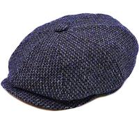 Mens Baker Boy Caps Newsboy Hat Country Style Flat Cap (L/XL - 59/60 CM, Blue)