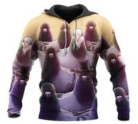 Men's Bald Eagle 3D Printed Hoodie Sweatshirts Unisex Long Sleeve Streetwear Casual Pullover Jacket