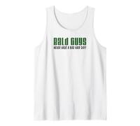 Mens Bald Guys Never Have A Bad Hair Day Funny Tank Top