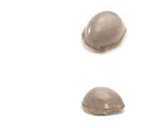Men's bald wig 130% Density Durable Knots Human Hair Wig Toupee For Men 0.1-0.12mm Male Hair Wig Men's Capillary Prothesis Hair System Bald cap(Darkest Brown,8x10)