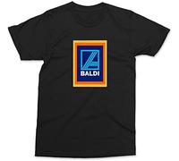 Men's BALDI Funny T-Shirt Bald Person Gift Dad Fathers Grandad Birthday Present Tee Black