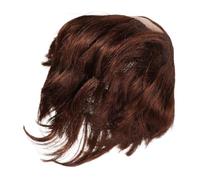 Men's Balding Man Wig Short Straight Hair, Heat Resistant Synthetic Fibre | Breathable Lightweight Net Base, Knotted Roots, Integrated Fringe, Secure Fit for Old Man Characters, Theatre Performances