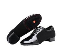 Men's Ballroom Practice Shoes,Lace Up Men's Ballroom Dance Shoes,Soft Bottom Low Heel Breathable,Wear-Resistant,Suede Sole,for Different Dances and Occasions