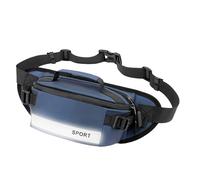 Men's banana belt bag with large capacity, multifunctional banana bag that combines a light and an ergonomic design with an optimisation for outdoor sports, fits these bananas, Blue, see description