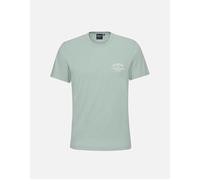 Men's Barbour Cranmer Logo T-Shirt GN12 Pale Apple - Green