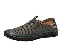 Men's Barefoot Shoes, Retro Skateboard Shoes, Plus Size Traditional Shoes, Fashion Outdoor Casual Shoes, Fashion Mesh Breathable Casual Shoes, Lightweight Indoor Outdoor Non-Slip Shoes, Green, 7 UK