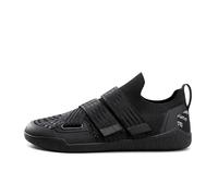 Mens Barefoot Stability Strap Trainer Sneaker, Mens Deadlift Shoes, with Rubber Non-Slip Sole, for Lifting Gym Squat(Black,7.5 UK)