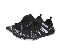Mens Barefoot Trainers Mens Wading Shoes Quick Dry Cycling Trainers Lightweight Diving Shoes Outdoor Hiking Sneakers Wide Walking Shoe Trail Running Sneaker Minimalist Hike Footwear Black